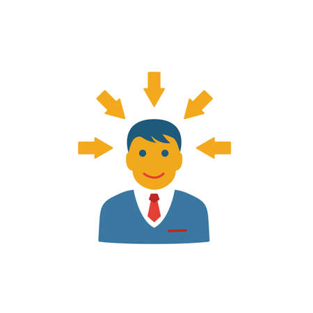 Concentration icon. Simple element from productivity icons collection. Creative Concentration icon...