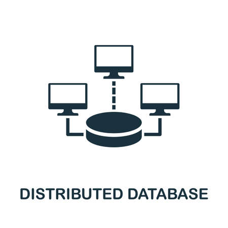 Vector of Distributed Database icon. - ID:140045398 - Royalty Free ...