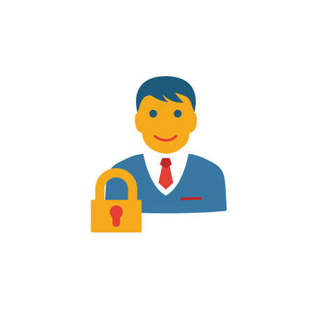 Personal Account icon. Simple element from icons collection. Creative Personal Account icon ui, ux, apps, software and infographics.のイラスト素材