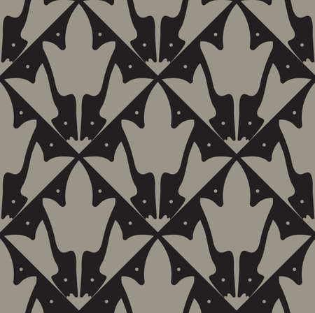 Victorian Seamless Floral Pattern. Vector seamless pattern. Vintage style floral backgroundのイラスト素材