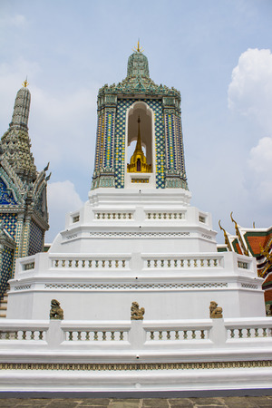 temple on the white backgroundの写真素材