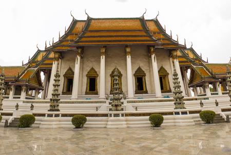 temple on the white backgroundの写真素材