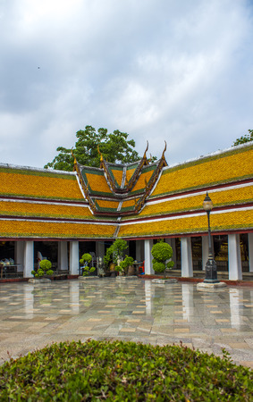 temple on the white backgroundの写真素材