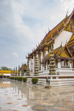 temple on the white backgroundの写真素材