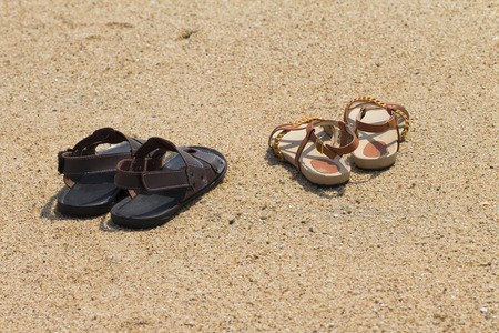 	shoes on the white backgroundの写真素材