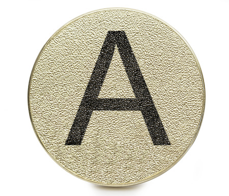 letter on the white backgroundの写真素材