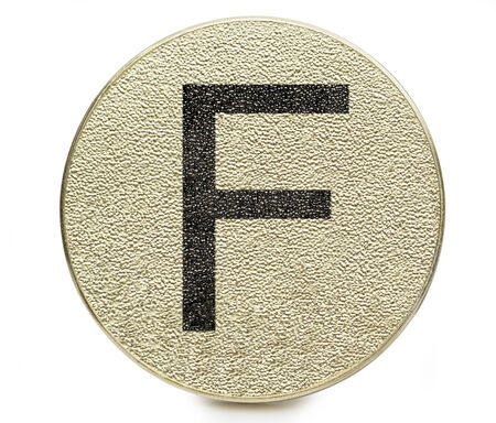 letter on the white backgroundの写真素材