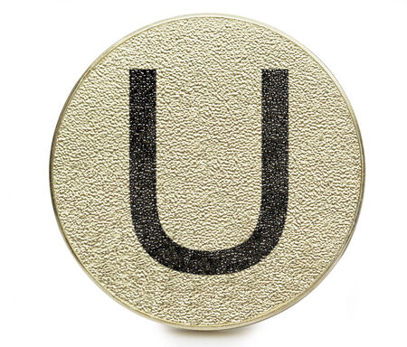 letter on the white backgroundの写真素材