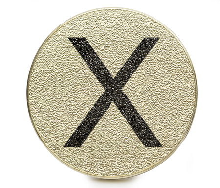 letter on the white backgroundの写真素材