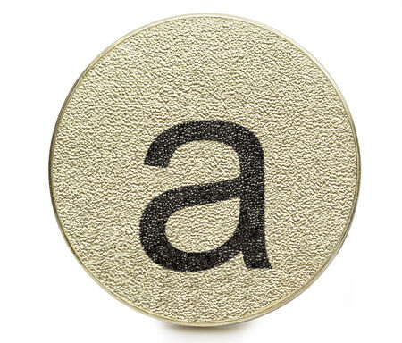 letter on the white backgroundの写真素材