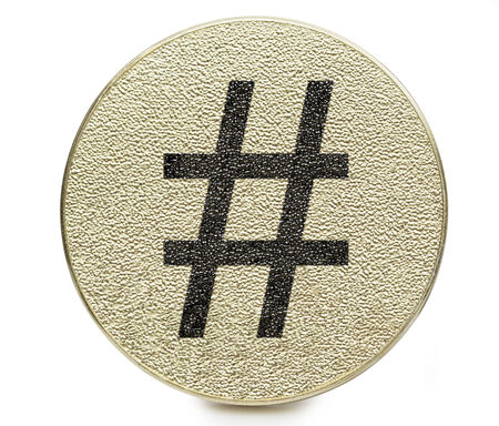 symbol on the white backgroundの写真素材