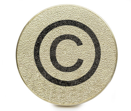 symbol on the white backgroundの写真素材