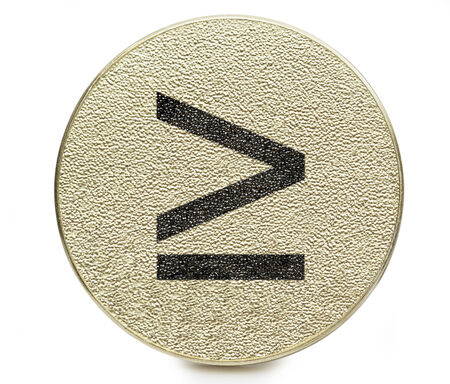 symbol on the white backgroundの写真素材