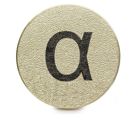 symbol on the white backgroundの写真素材