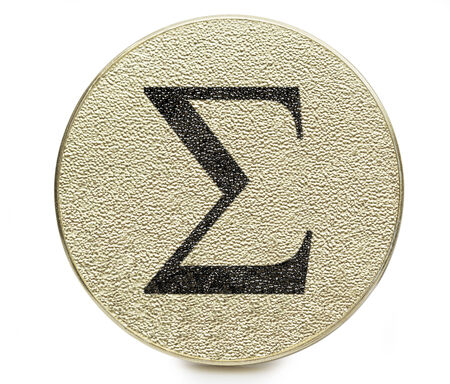 symbol on the white backgroundの写真素材