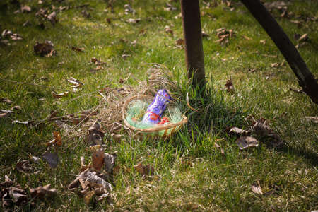 Easter decoration on Easter outside