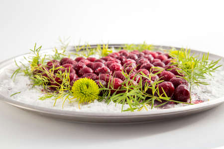 cherry heartの写真素材