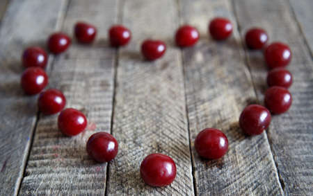 beautiful and tasty cherryの写真素材