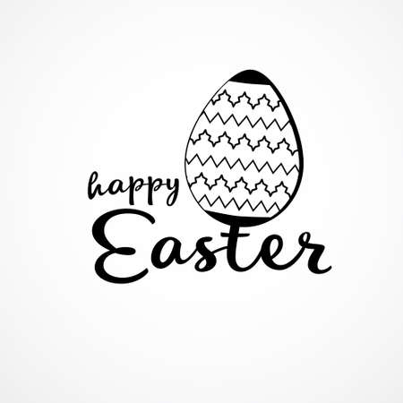 Have Yourself a Very Happy Easter | Vector  of  Easter eggs. Vector illustrationのイラスト素材