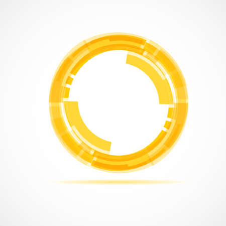 Circle set. Vector illustration. Business Abstract Circle icon. Corporate, Media, Technology styles.のイラスト素材