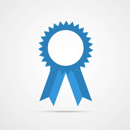 Vector best price blue label with ribbons.のイラスト素材