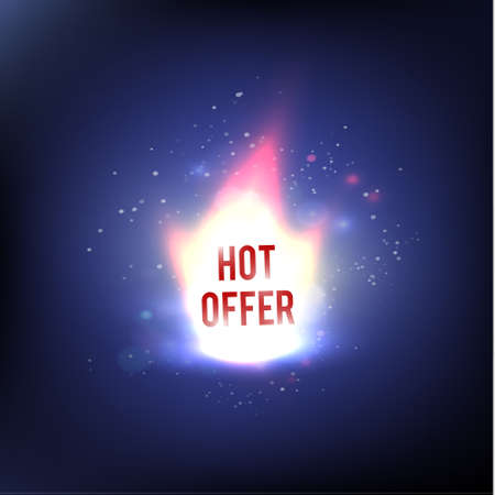 Hot Sale Offer - Illustration. Fireのイラスト素材