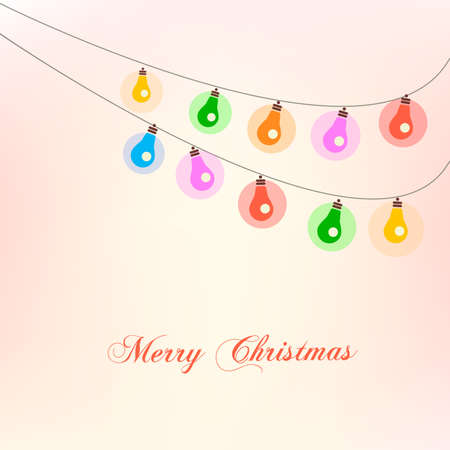 christmas lightsのイラスト素材
