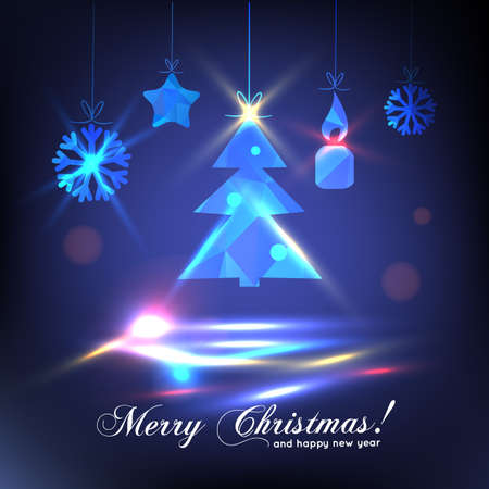 christmas star backgroundのイラスト素材