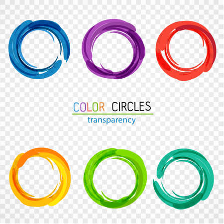 Color circles setのイラスト素材