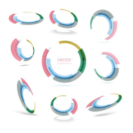 Color circles setのイラスト素材