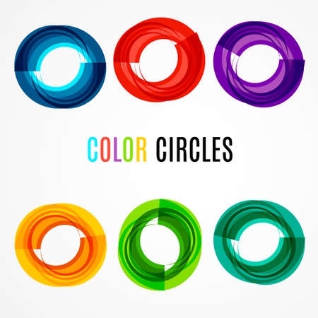 Color circles setのイラスト素材