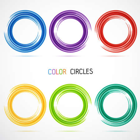 Circle set. Business Abstract Circle icon.のイラスト素材