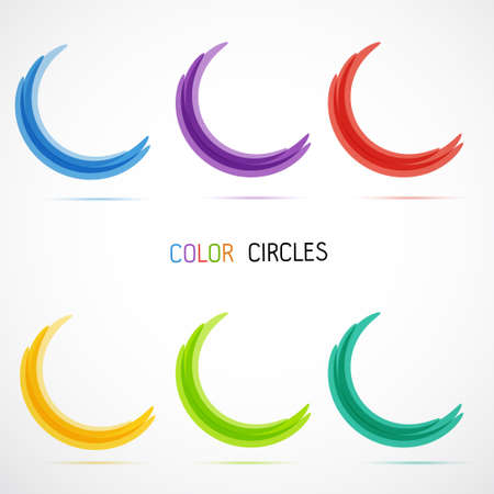 Circle set. Business Abstract Circle icon.のイラスト素材
