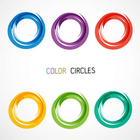 Color circles setのイラスト素材