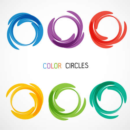 Color circles setのイラスト素材