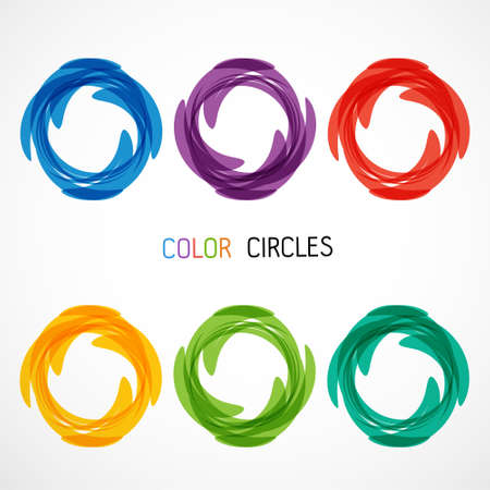 Color circles setのイラスト素材