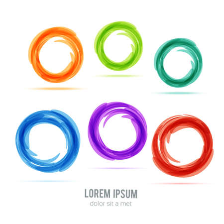 Circles vector illustrationのイラスト素材