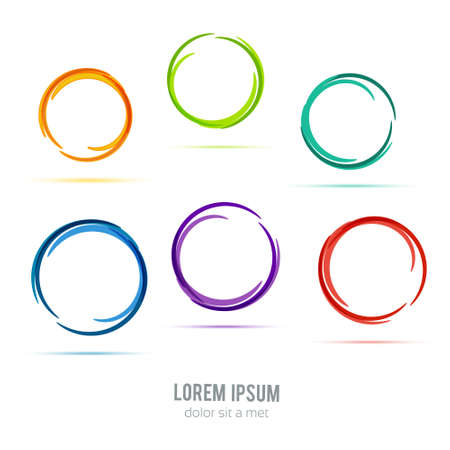 Circles vector illustrationのイラスト素材