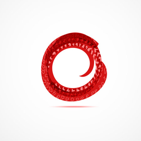 Decor circles. Vector illustration. Color set.のイラスト素材