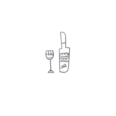 Vector illustration in sketch style. Hand drawn design elementsのイラスト素材