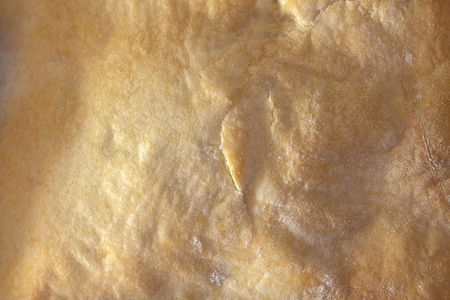 Closeup of pie crustの写真素材