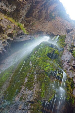 Mountain waterfall
