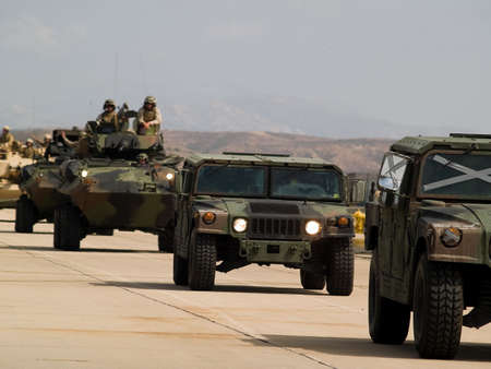 MCAS Miramar, California, october, 5 2008: US army demonstration on Blue Angels flight showのeditorial素材