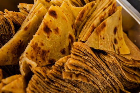 Roti or Roti is a popular Maharashtrian breakfast dish made of thin pancakes