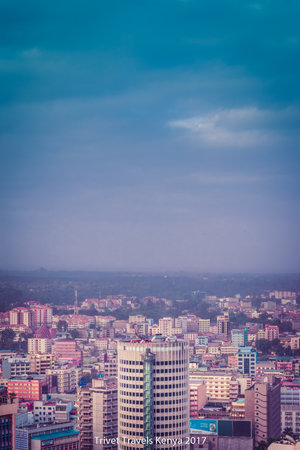 Cityscape of Bangkok, Thailand. View from the top of the building.の写真素材