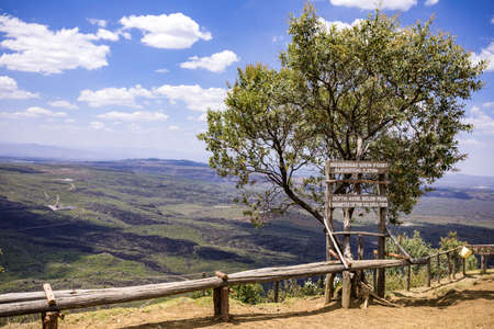 Menengai Crater View Point Nakuru Kenya. Menengai Crater is believed to be the second-largest...