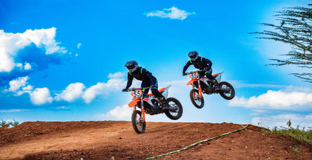 Motorcross Motorcycle Enduro Jamhuri Motorcross Track Offroad Adventure Dirt Bike Kenya East Africa