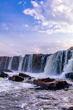 Zambia, Zimbabwe and Zambia. UNESCO World Heritage Site