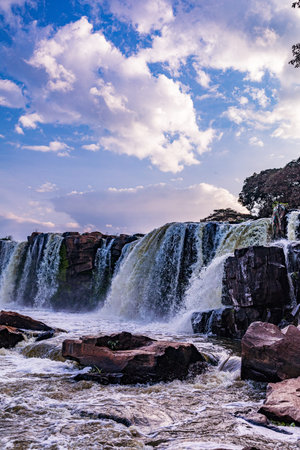 Iguazu Falls in Argentina. Iguazu Falls is one of the most beautiful waterfalls in Argentina.