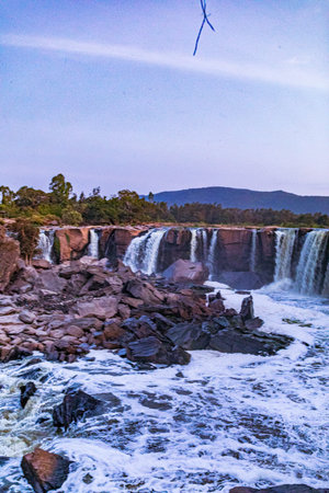 Victoria Falls is a series of waterfalls located in Victoria, Australia.の写真素材